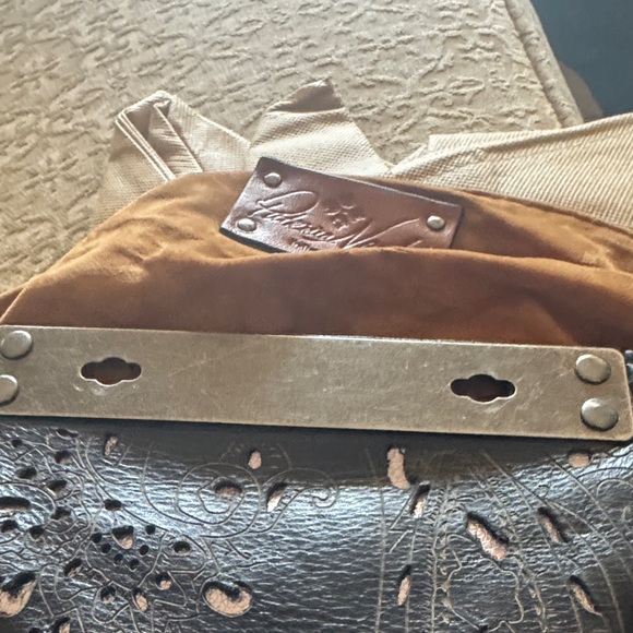 Patrica Nash Elegant Black Studded Tote Bag - Picture 11 of 11